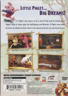 Disney Presents Piglet's Big Game box cover back
